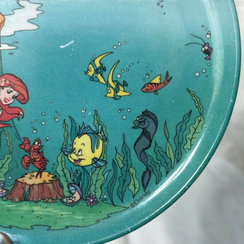 Zak Designs Inc Disney’s The Little Mermaid Plastic Plate. 8 inch